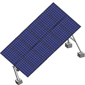 斜单轴光伏支架